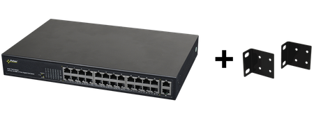 Switch Pulsar PoE 24-portowy S124 do 24 kamer IP