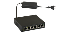 Switch PoE Pulsar 6-portowy SG64 do 4 kamer IP