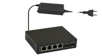 Switch PoE Pulsar 6-portowy SFG64 do 4 kamer IP