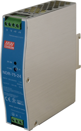 MeanWell NDR 24V/75W/3.2A zasilacz na szynę DIN