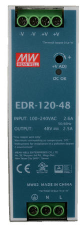 MeanWell EDR 48V/120W/2.5A zasilacz na szynę DIN
