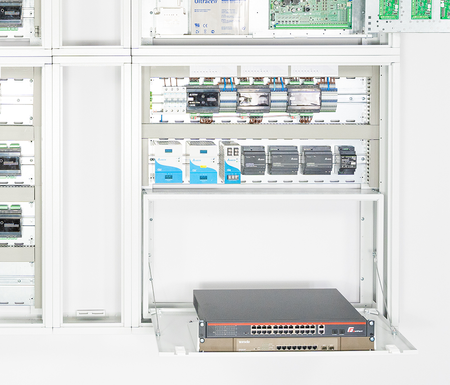 Segment iF-33 typu RACK do rozdzielnicy iF-130 antracyt