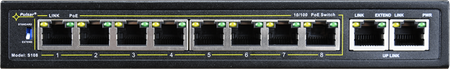 Switch PoE Pulsar 10-portowy S108-90W do 8 kamer IP