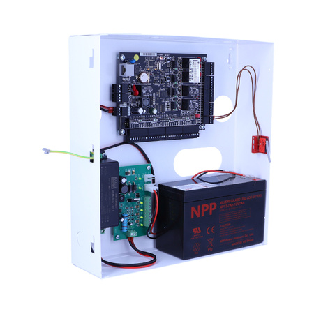 Zestaw kontroli dostępu KD4 - 4 wejścia, 3 czytniki F3 125 MF PIN ODCISK