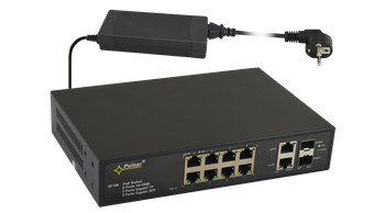Switch PoE Pulsar 12-portowy SF108 do 8 kamer IP