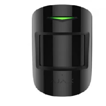 Czujnik ruchu i stłuczenia szkła Ajax CombiProtect czarny