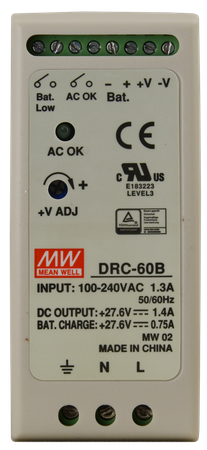 Mean Well DRC 27.6V/60W/1.4A/0.75A zasilacz na szynę DIN