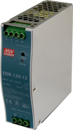 MeanWell EDR 12V/120W/10A zasilacz na szynę DIN