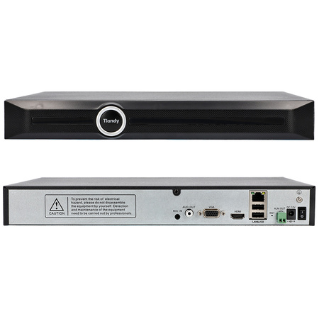 Rejestrator z funkcją rozpoznawania twarzy Tiandy TC-R3210-IF 10-kanałowy