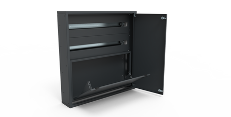 Segment RACK 2U do rozdzielnicy. Antracyt E.RS-H20-W20-D20-7016-00