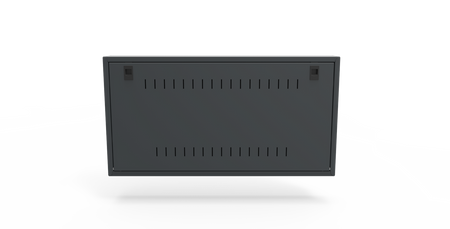 Segment RACK 2U do rozdzielnicy. Antracyt E.RS-H20-W20-D20-7016-00