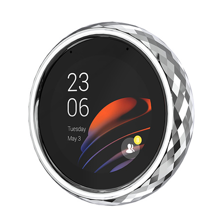 Monitor Centrum Domowe Akubela HyPanel Lux Ring PoE Srebrny