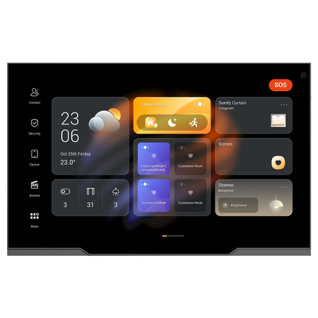 Monitor Centrum Domowe Akubela HyPanel Supreme KNX Szary