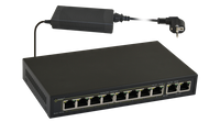 Switch PoE Pulsar 10-portowy S108 do 8 kamer IP