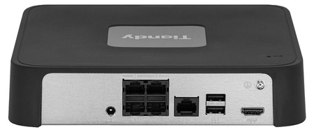 Rejestrator IP TC-R3104 SPEC:I/B/P4/C/EU/L/S 4 KANAŁY, 4 PoE TIANDY