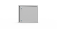 Przepustnica wysokość niska. szerokość szeroka. szara. E.CT-H10-W30-D20-7035-00