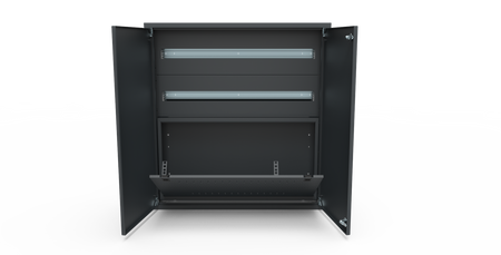 Segment RACK 2U do rozdzielnicy. Antracyt E.RS-H20-W20-D20-7016-00