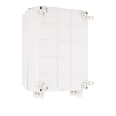 Zestaw buforowy ATTE do 5 kamer IP, w obudowie zewnętrznej ABOX-XL2 (1x AKU 7Ah), zasilacz 72W, switch PoE 6 portowy 10/100Mbps (5xPoE + 1xUplink), bezpieczniki elektroniczne, tryb Long Range, typu IPUPS-5-11-XL2