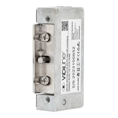 Elektrozaczep Klasyczny NC Pamięć DC/AC 12V 0,7A VIDI-AC-EZ2