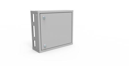 Przepustnica wysokość niska. szerokość szeroka. szara. E.CT-H10-W30-D20-7035-00