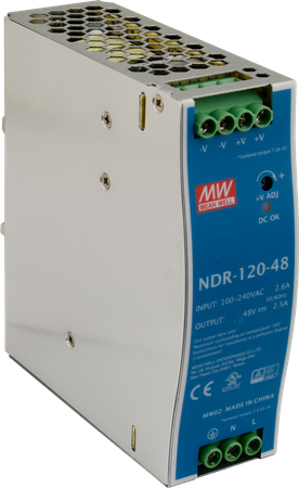 MeanWell NDR 48V/120W/2.5A zasilacz na szynę DIN