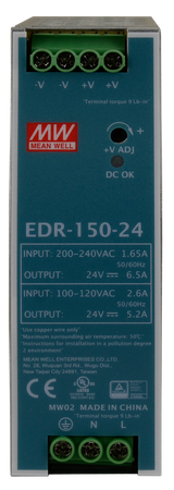 MeanWell EDR 24V/150W/6.5A zasilacz na szynę DIN