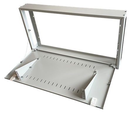 Segment RACK 2U do rozdzielnicy. Szary E.RS-H20-W20-D20-7035-00