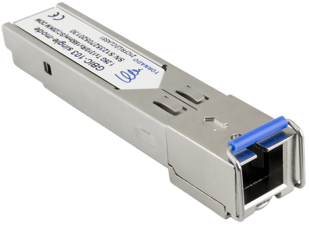 Moduł SFP GBIC-103, single-mode, 1,25G, Tx:1310 / Rx:1550, SC, 20KM, DDM (TORNADO)