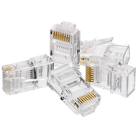 Wtyk RJ45 UTP kat.5e STANDARD (drut+linka) (op.100 szt)
