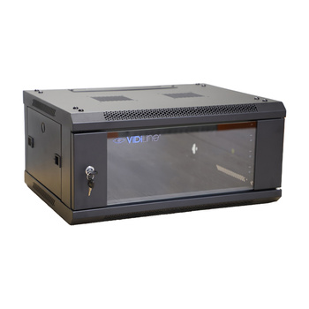 Szafa RACK 19" Wisząca 4U Szkło Hartowane ViDi-R19-4U/450-WS_V2