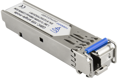 Moduł SFP GBIC-105, single-mode, 1,25G, Tx:1310 / Rx:1550, LC, 20KM, DDM (TORNADO)