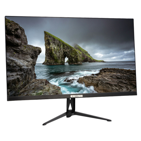 Monitor 24" 1920 × 1080 przeznaczony do pracy ciągłej, matryca IPS, LED, HDMI, VGA, Jack 3,5 mm, Głośniki 2x 2 W