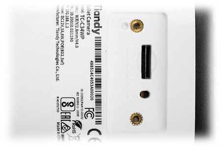 KAMERA IP TC-C34WP SPEC:W/E/Y/2.8MM/V4.0 Color Maker - 4 Mpx 2.8 mm TIANDY