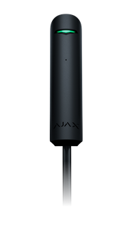 GlassProtect (czarny) -  Przewodowy wewnętrzny czujnik stłuczenia szkła, Fibra