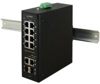 Switch przemysłowy Pulsar PoE ISF108 (8xPoE, 2xSFP, 2xRJ45)