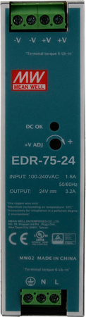 MeanWell EDR 24V/75W/3.2A zasilacz na szynę DIN