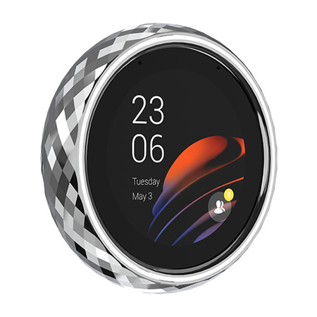 Monitor Centrum Domowe Akubela HyPanel Lux Ring PoE Srebrny