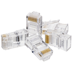 Wtyk RJ45 UTP kat.5e STANDARD (drut+linka) (op.100 szt)