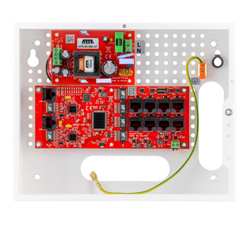 Zestaw ATTE switch PoE 10 portowy, zasilacz 96W, bezpieczniki elektroniczne ATTE IP-8-20-E