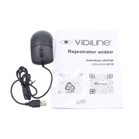 Rejestrator IP ViDiLine VIDI-NVR-6110 10 Kanałowy HDMI 4K 6Mpx