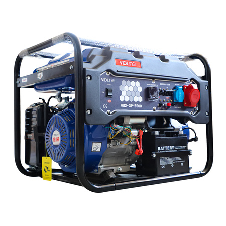 Agregat Prądotwórczy Generator Prądu VidiLine VIDI-GP-5500 Benzynowy