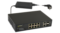 Switch PoE Pulsar 12-portowy SF108 do 8 kamer IP