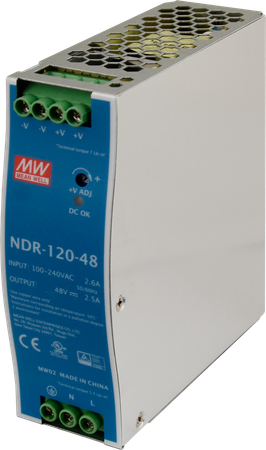 MeanWell NDR 48V/120W/2.5A zasilacz na szynę DIN