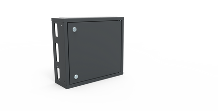 Przepustnica wysokość niska. szerokość szeroka. antracyt. E.CT-H10-W30-D20-7016-00