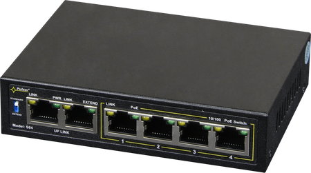 Switch PoE Pulsar 6-portowy S64 do 4 kamer IP