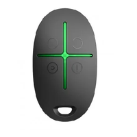 Ajax SpaceControl (czarny) - Dwukierunkowy pilot z przyciskiem alarmowym