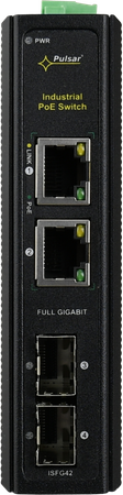 Switch przemysłowy Pulsar PoE ISFG42 (2xPoE, 2xSFP)
