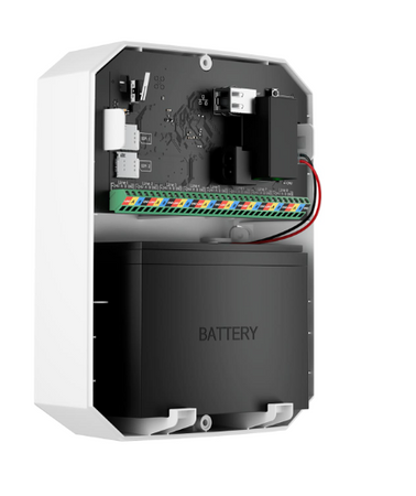 Hub Hybrid (4G) (czarna) - centrala systemu przewodowego Fibra, Ethernet, 2 x sim