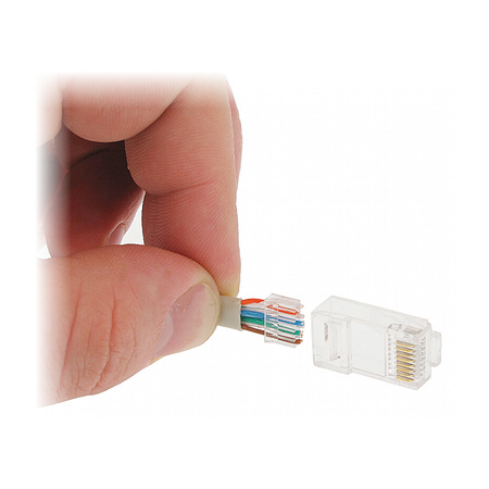 WTYK RJ-45 UTP kat.6 Z PROWADNICĄ