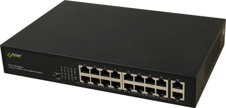 Switch PoE Pulsar 16-portowy S116 do 16 kamer IP
